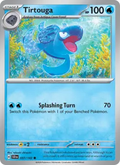 Pokémon-Karte Tirtouga 037/142