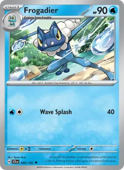 Pokémon-Karte Frogadier 040/142