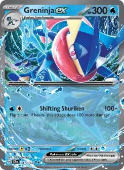 Pokémon-Karte Greninja ex 041/142