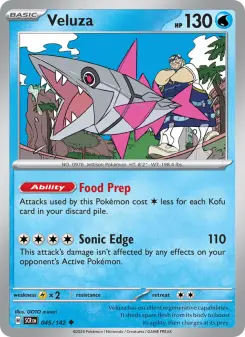Pokémon-Karte Veluza 045/142