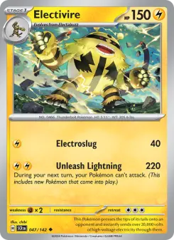 Pokémon-Karte Electivire 047/142