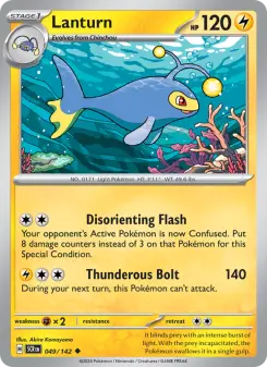Pokémon-Karte Lanturn 049/142