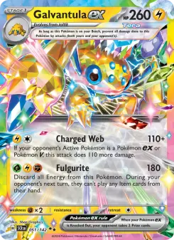 Pokémon-Karte Galvantula ex 051/142