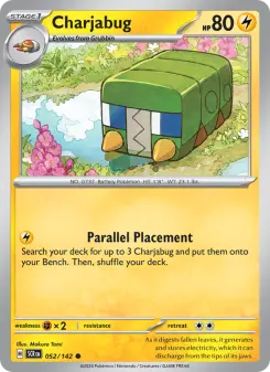 Pokémon-Karte Charjabug 052/142