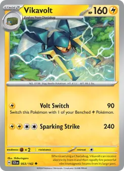 Pokémon-Karte Vikavolt 053/142