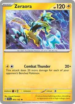 Pokémon-Karte Zeraora 055/142