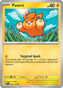 Pokémon-Karte Pawmi 056/142