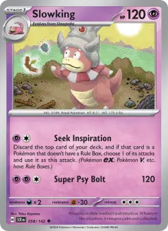 Pokémon-Karte Slowking 058/142