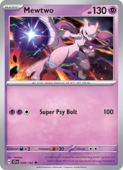 Pokémon-Karte Mewtwo 059/142