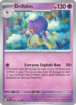 Pokémon-Karte Drifblim 061/142