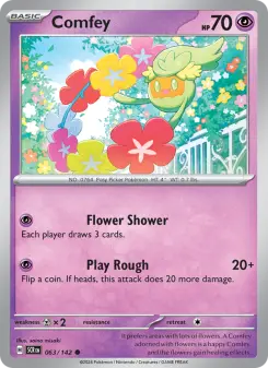 Pokémon-Karte Comfey 063/142