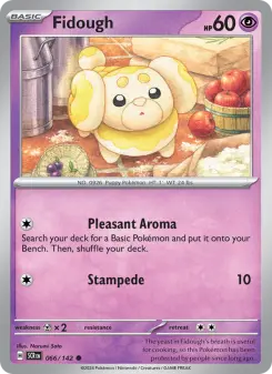 Pokémon-Karte Fidough 066/142