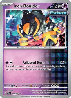 Pokémon-Karte Iron Boulder 071/142