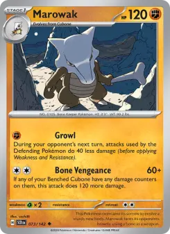 Pokémon-Karte Marowak 073/142