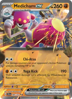 Pokémon-Karte Medicham ex 080/142