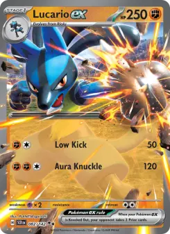 Pokémon-Karte Lucario ex 082/142