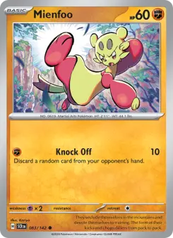 Pokémon-Karte Mienfoo 083/142