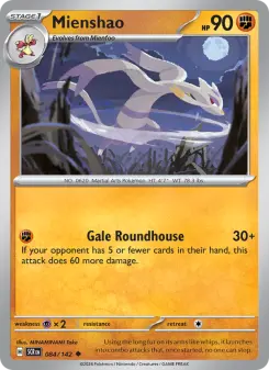 Pokémon-Karte Mienshao 084/142