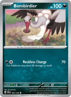Pokémon-Karte Bombirdier 097/142