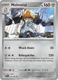 Pokémon-Karte Melmetal 104/142