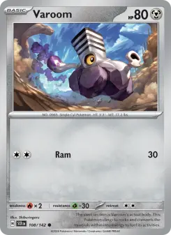 Pokémon-Karte Varoom 108/142