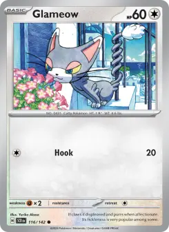 Pokémon-Karte Glameow 116/142