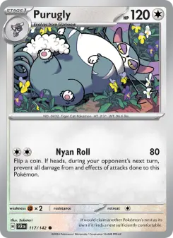 Pokémon-Karte Purugly 117/142