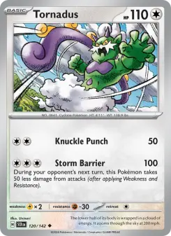 Pokémon-Karte Tornadus 120/142