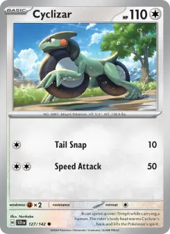 Pokémon-Karte Cyclizar 127/142