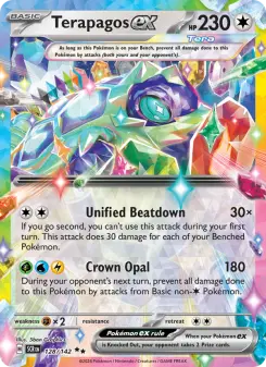 Pokémon-Karte Terapagos ex 128/142