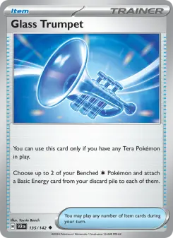 Pokémon-Karte Glass Trumpet 135/142
