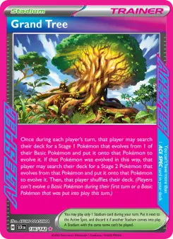 Pokémon-Karte Grand Tree 136/142