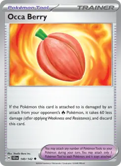 Pokémon-Karte Occa Berry 140/142