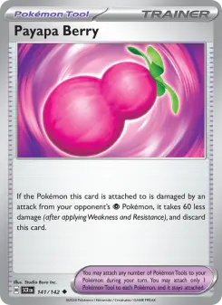 Pokémon-Karte Payapa Berry 141/142