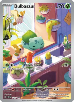 Pokémon-Karte Bulbasaur 143/142