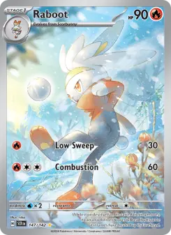 Pokémon-Karte Raboot 147/142