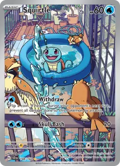 Pokémon-Karte Squirtle 148/142