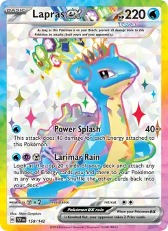 Pokémon-Karte Lapras ex 158/142