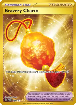 Pokémon-Karte Bravery Charm 175/142