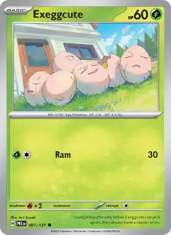 Pokémon-Karte Exeggcute 001/131