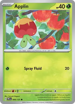 Pokémon-Karte Applin 009/131
