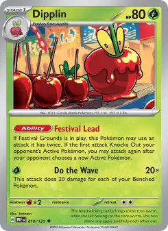 Pokémon-Karte Dipplin 010/131