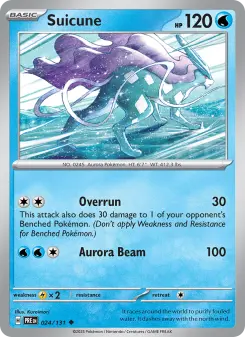 Pokémon-Karte Suicune 024/131