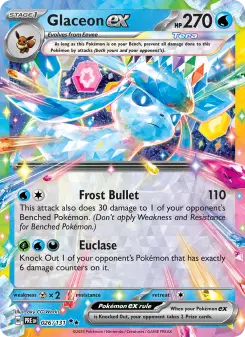 Pokémon-Karte Glaceon ex 026/131