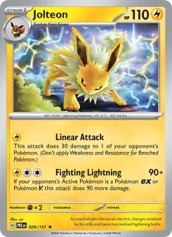 Pokémon-Karte Jolteon 029/131