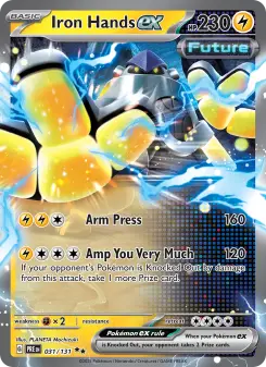 Pokémon-Karte Iron Hands ex 031/131