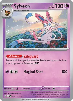 Pokémon-Karte Sylveon 040/131