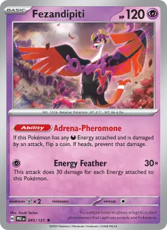 Pokémon-Karte Fezandipiti 045/131