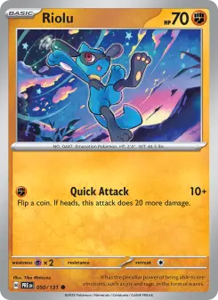 Pokémon-Karte Riolu 050/131