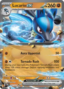 Pokémon-Karte Lucario ex 051/131